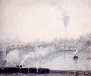 Camille Pissarro Rouen,Effect of Fog Spain oil painting artist